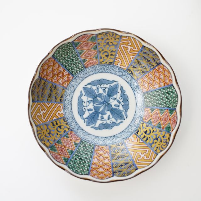 【アウトレット】花凛　染錦祥瑞　取り鉢/鍋取り鉢　5点セット