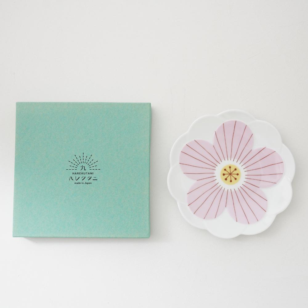 九谷焼 ハナ取り皿［ピンク］