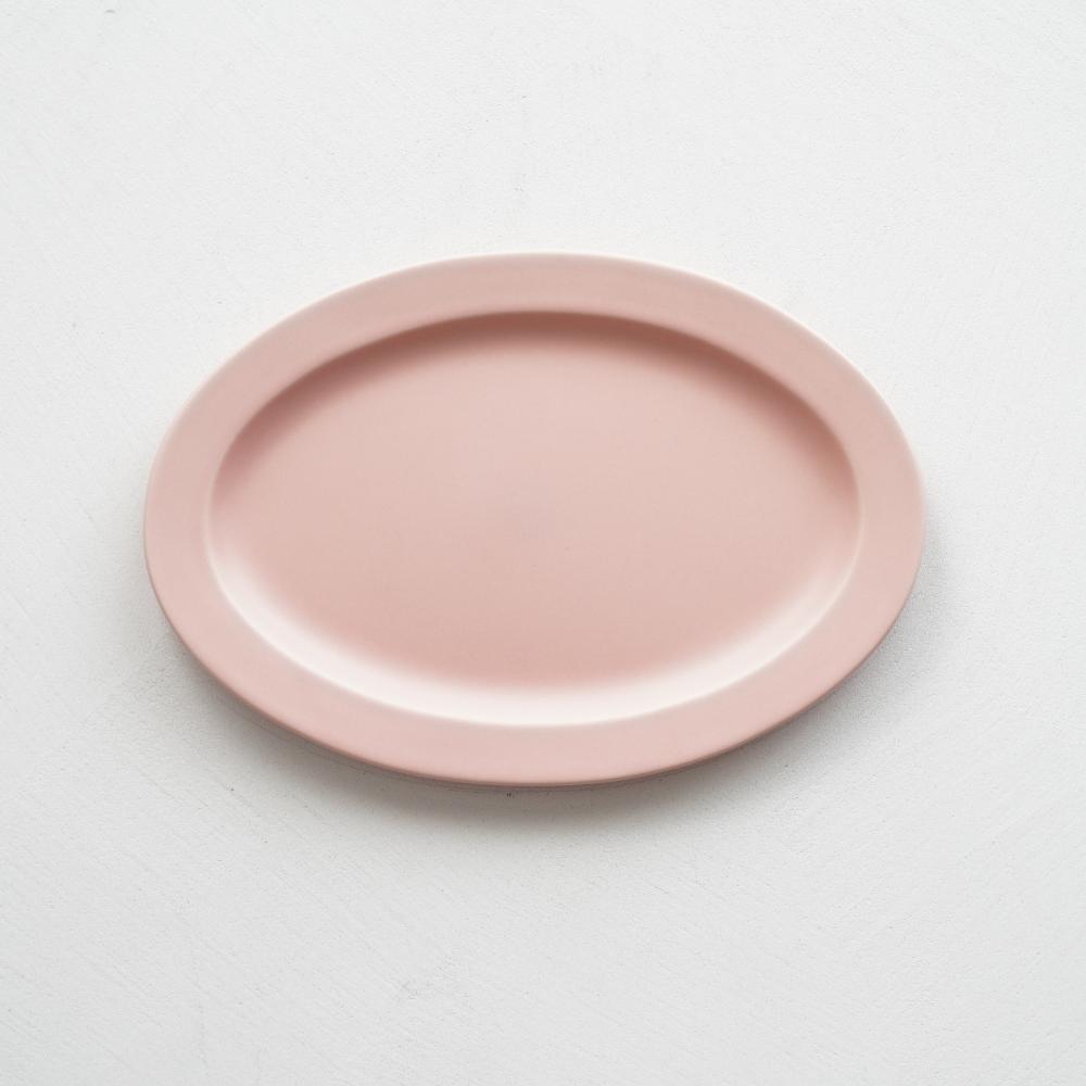 作山窯 Saraオーバルプレート M ピンク｜ 四季折々のおしゃれな和食器