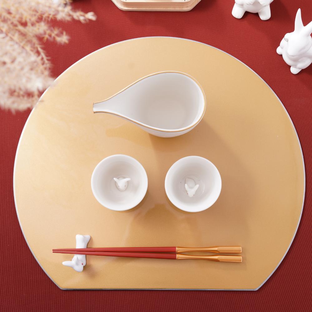 ミニうさぎ ペアおちょこセット｜ 四季折々のおしゃれな和食器通販
