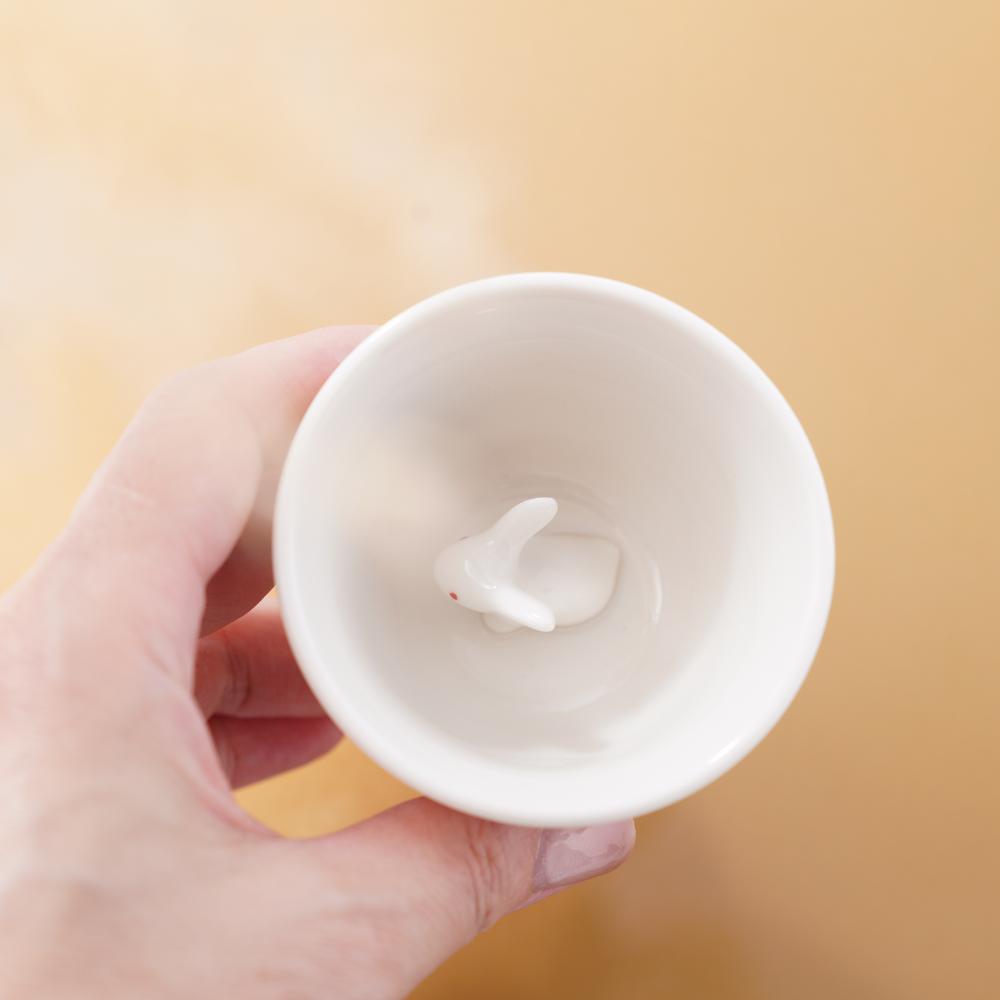 ミニうさぎ ペアおちょこセット｜ 四季折々のおしゃれな和食器通販
