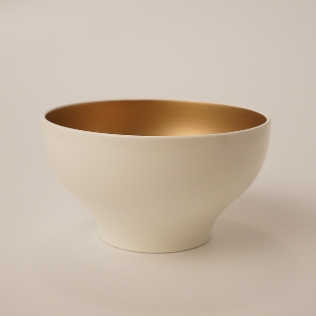 越前塗　丼　シャンパンゴールド