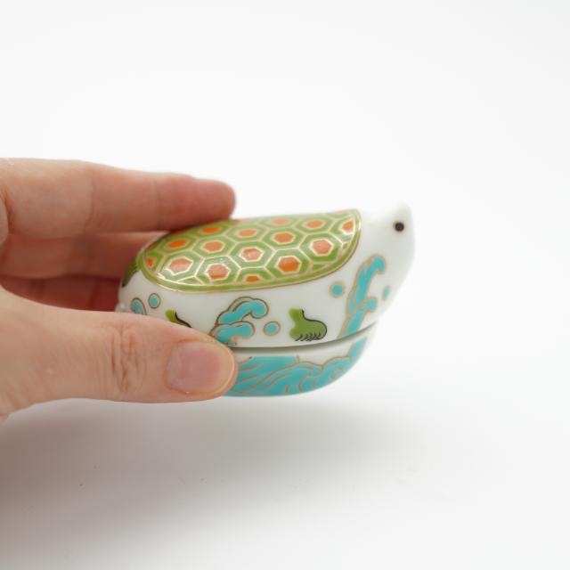 錦宝亀　珍味入れ