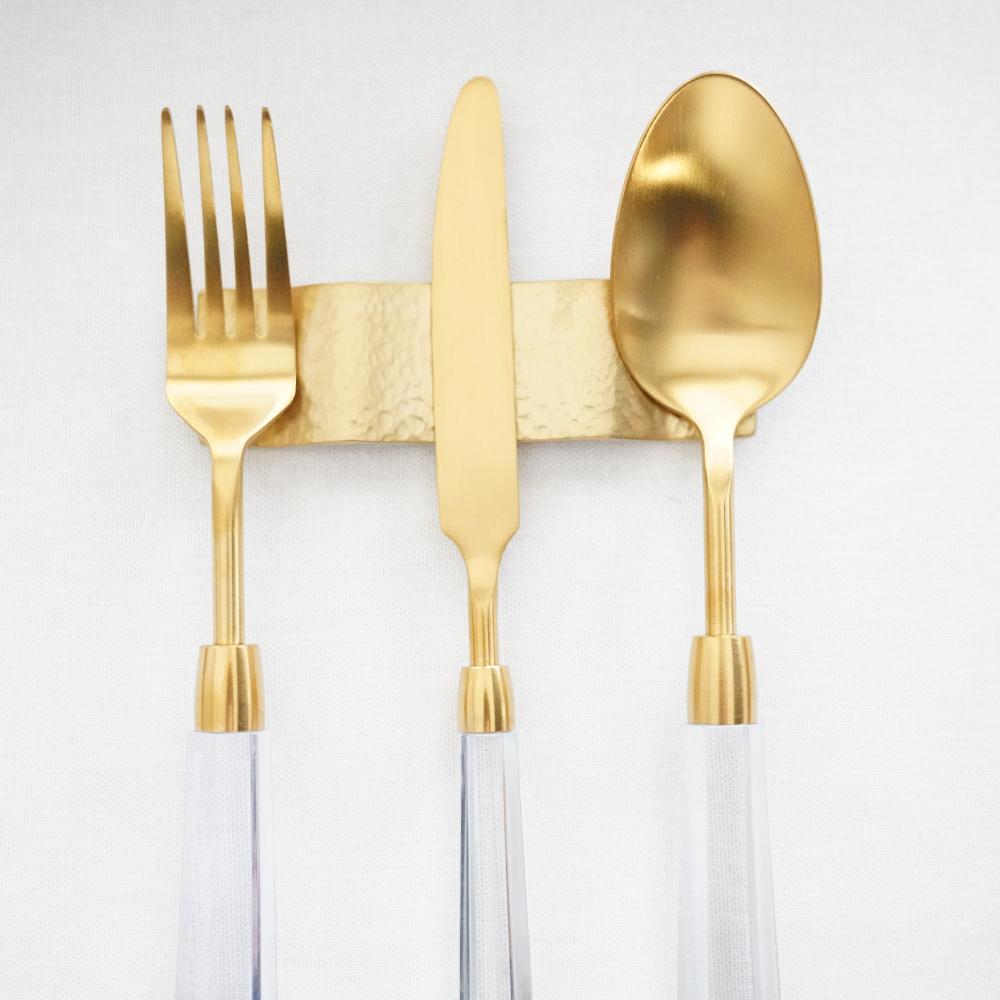 ゴールドクリア カトラリー3本セット ｜ 四季折々のおしゃれな和