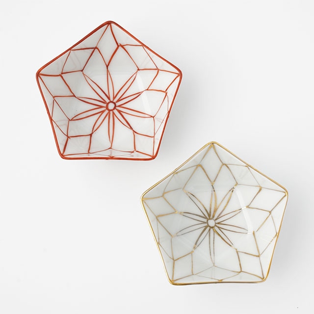 有田焼 錦網 ダイヤ型珍味入れ（小） ｜ 四季折々のおしゃれな和食器