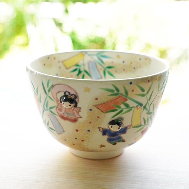 京焼 茶碗「七夕」
