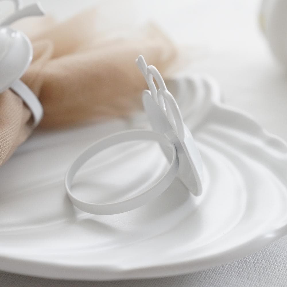 ホワイトパンプキン ナプキンリング2点セット ｜ 四季折々のおしゃれな