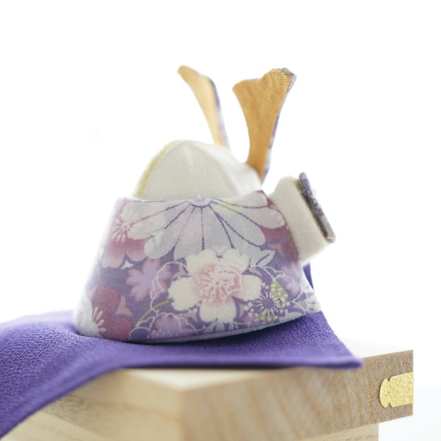 兜飾り　菖蒲色　長持ち付き　