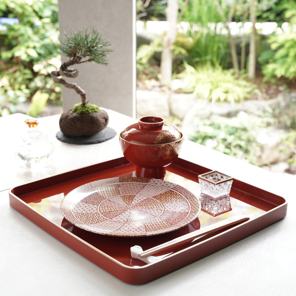 金襴手 24cm皿｜ 四季折々のおしゃれな和食器通販サイト FOURGRACE