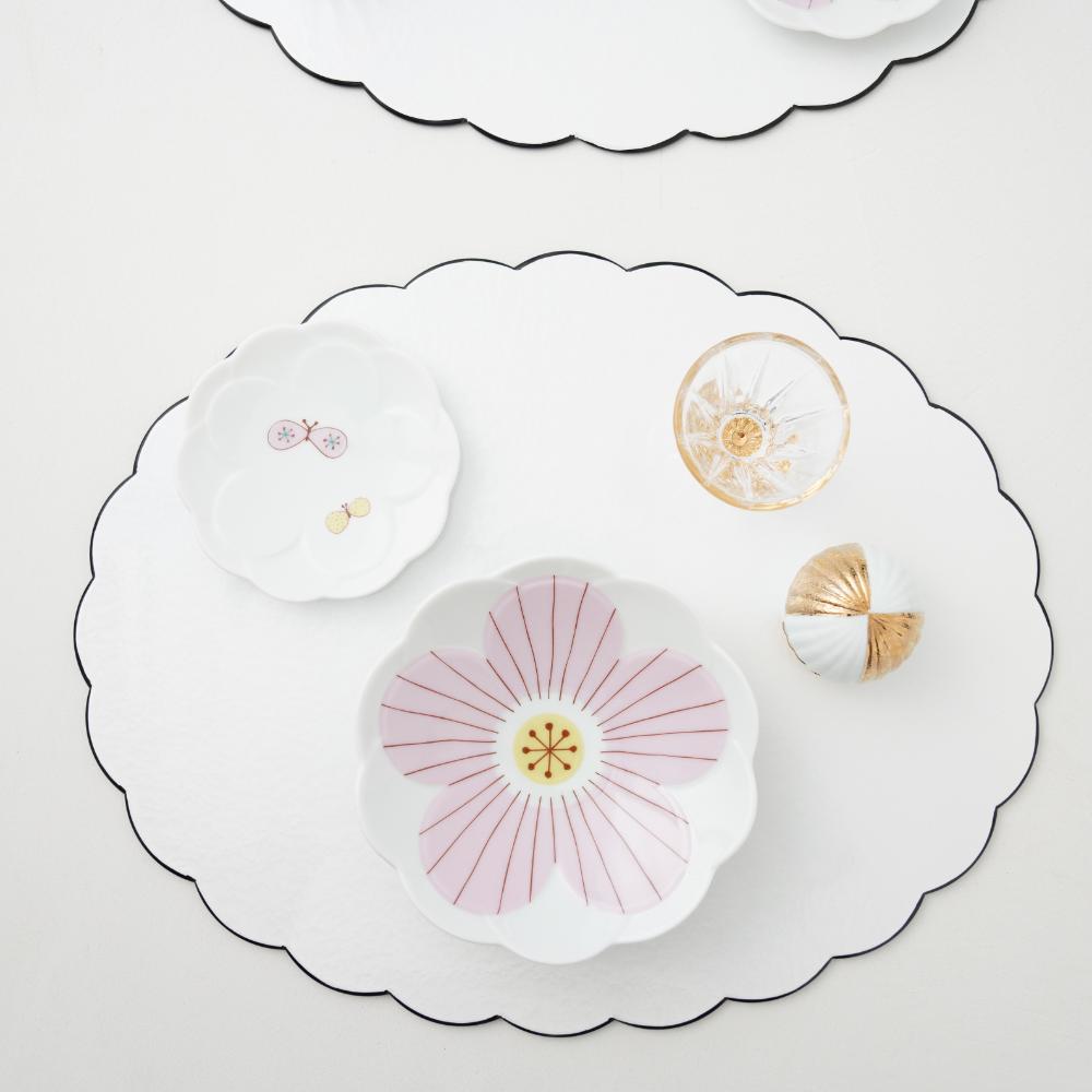 雲形折敷 ホワイト