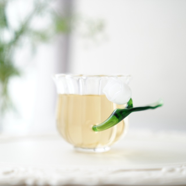 フラワーガラスカップ Muguet｜ 四季折々のおしゃれな和食器通販サイト