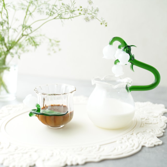 フラワーガラスカップ Muguet｜ 四季折々のおしゃれな和食器通販サイト