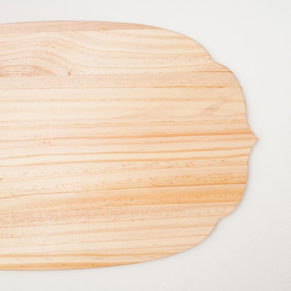 稜花木製折敷 クリア 48cm×30cm