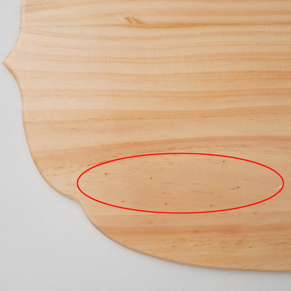 稜花木製折敷 クリア 48cm×30cm