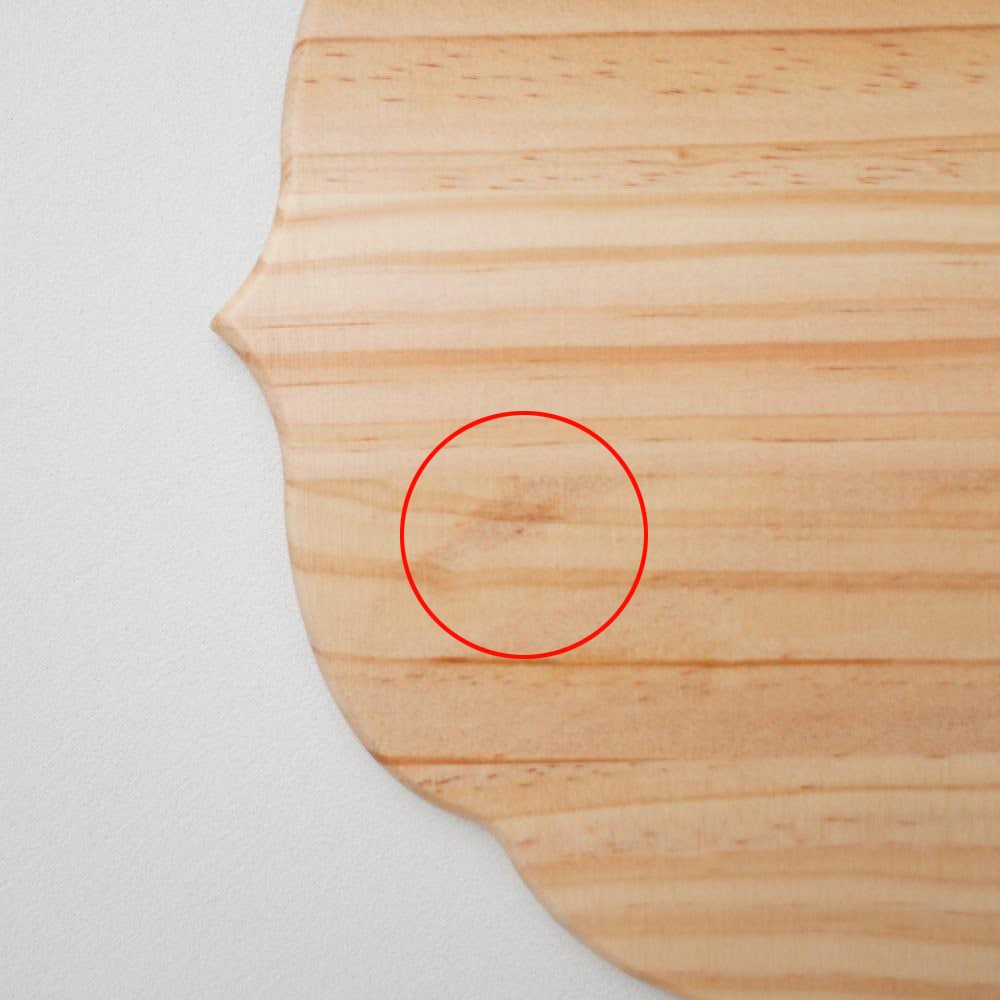 稜花木製折敷 クリア 48cm×30cm