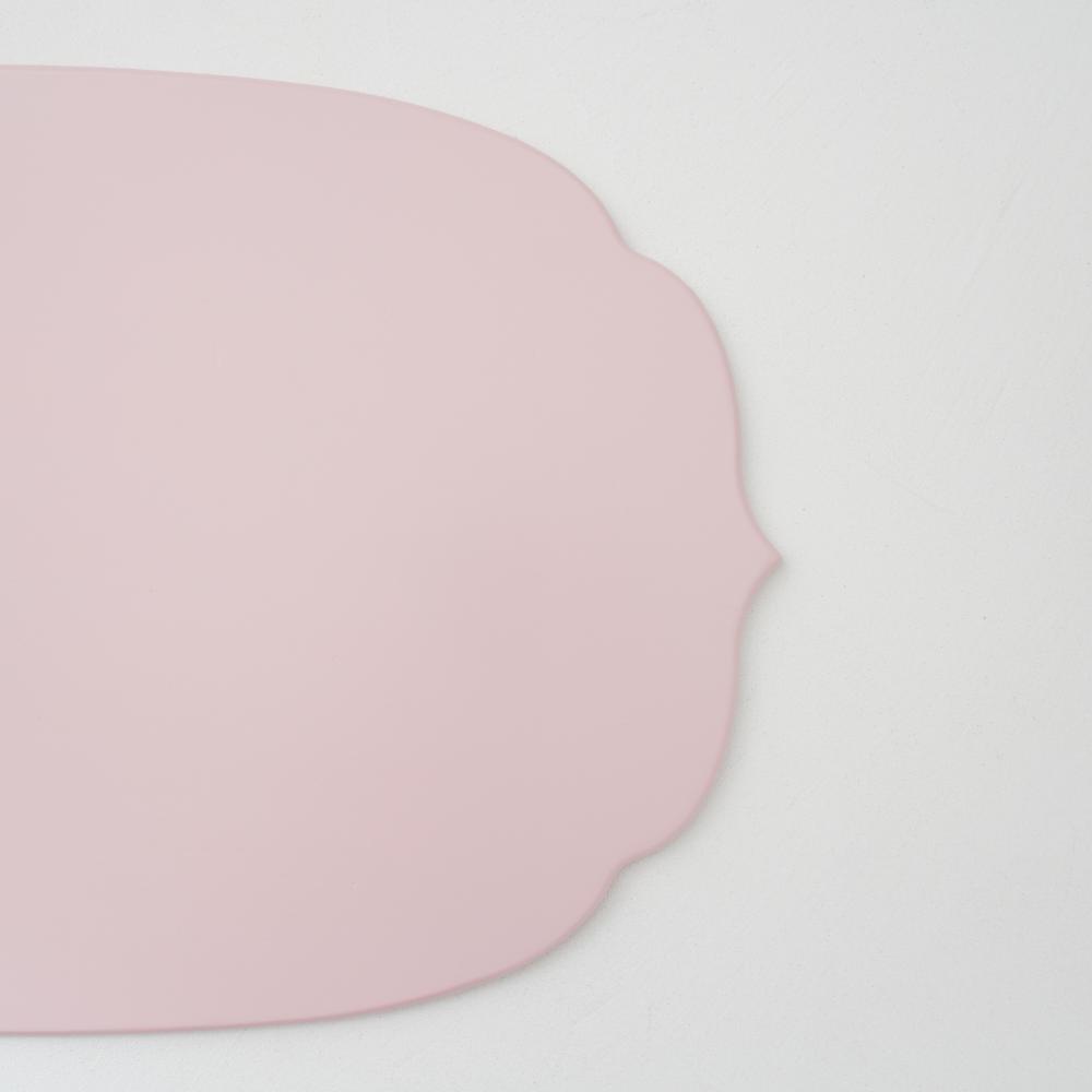 【予約/2月下旬頃出荷】越前漆器 稜花木製折敷 ピンク 48cm×30cm