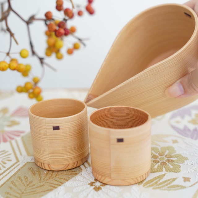 片口酒器&ぐいのみ2個セット