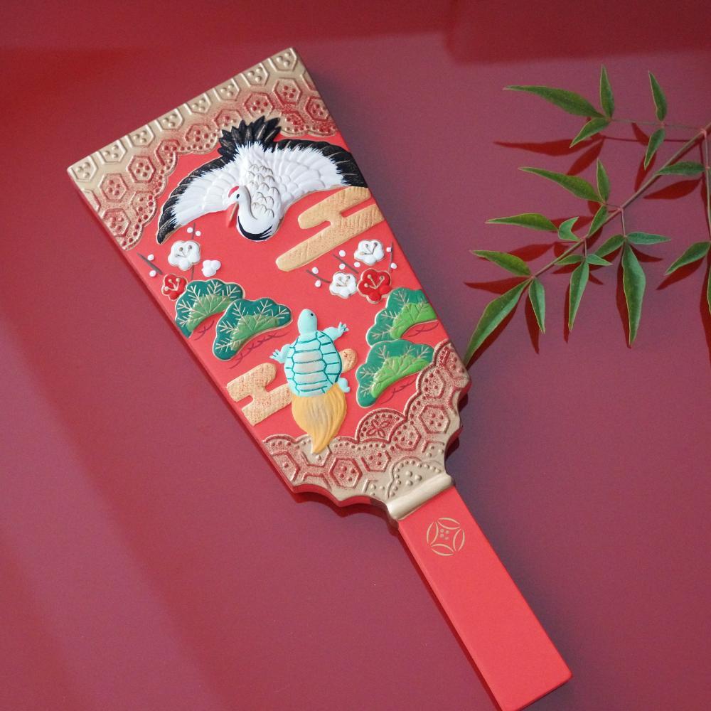 錦彩羽子板(赤)