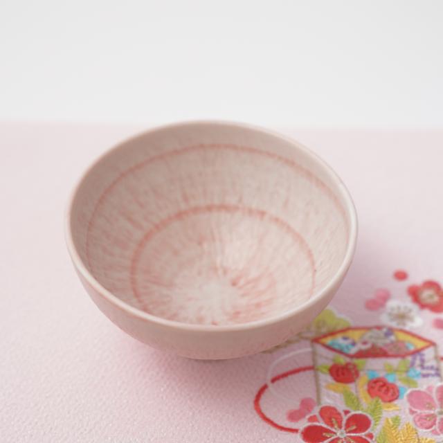 【予約/2月中旬頃出荷】とちり小付 8.5cm ピンク