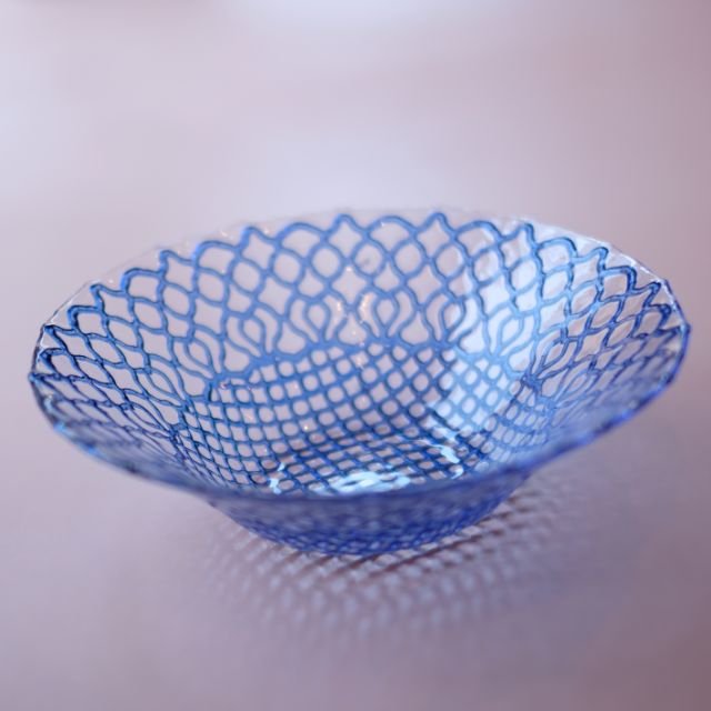 《2点セット》　モロッカン柄　ボール　ブルー　21ｃｍ