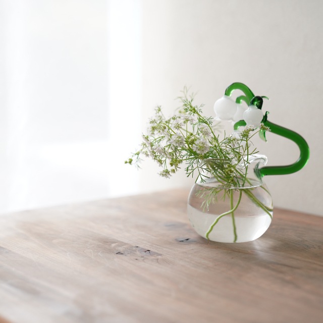 ガラスピッチャー　Muguet