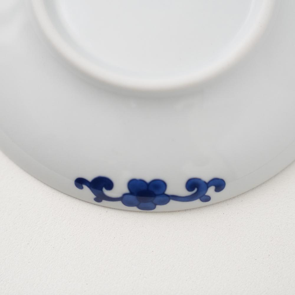 波佐見焼 染錦窓絵霊芝文　取皿