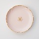 【陶器市】越前塗　梅銘々皿15cm　総ピンク縁金　　しべ金　FOURGRACEオリジナル 6枚目のサムネイル