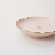 【陶器市】越前塗　梅銘々皿15cm　総ピンク縁金　　しべ金　FOURGRACEオリジナル 4枚目のサムネイル
