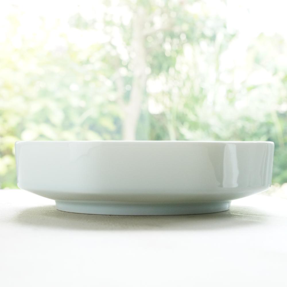 瑞季　木瓜浅鉢　青白磁