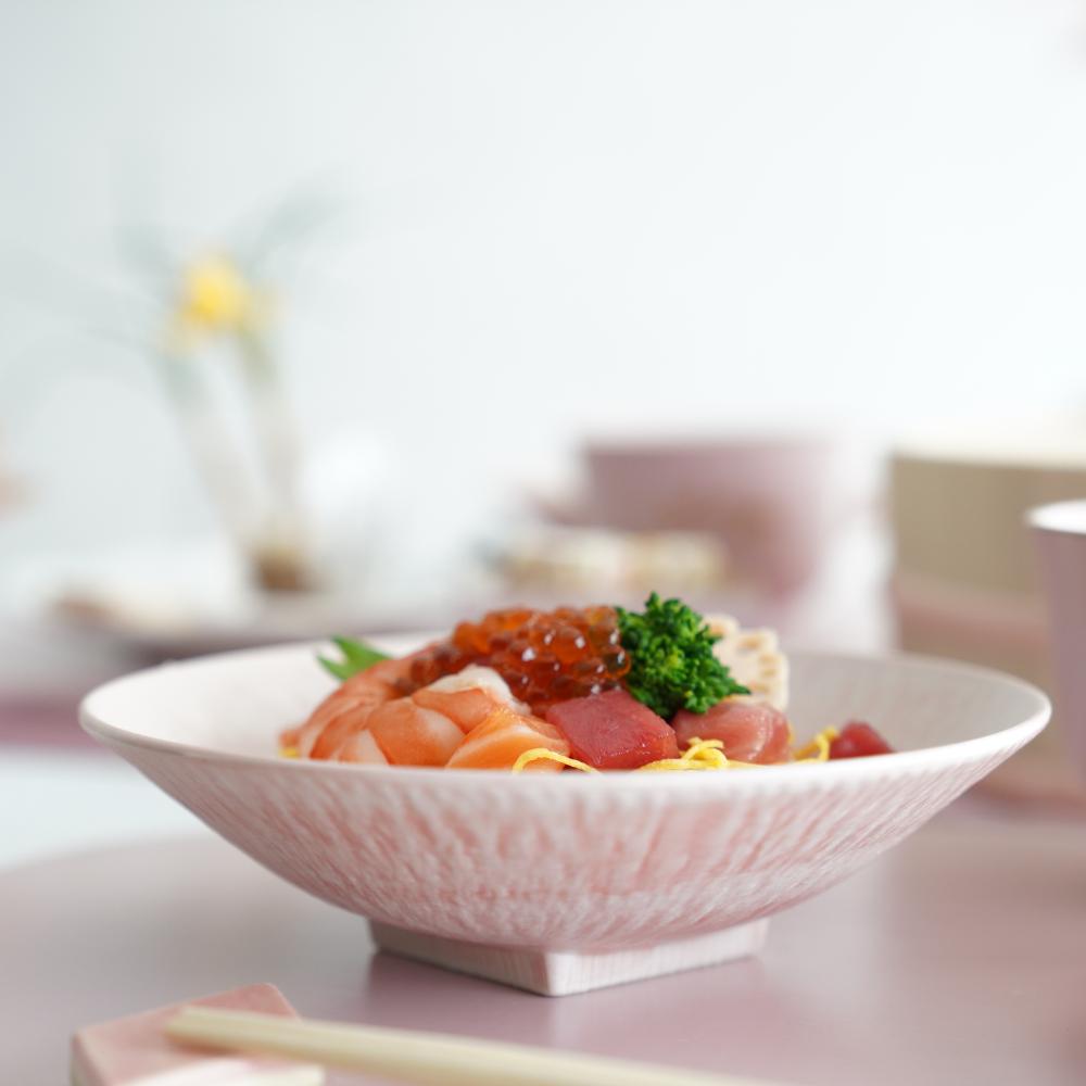 【予約/2月下旬頃出荷】とちり丸皿（小）17cm ピンク