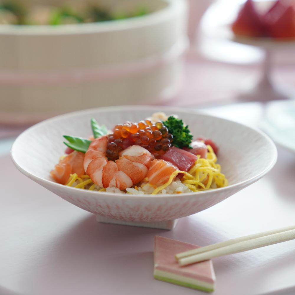 【予約/2月下旬頃出荷】とちり丸皿（小）17cm ピンク