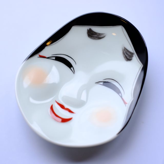 有田焼　錦おふくさん　小銘々皿