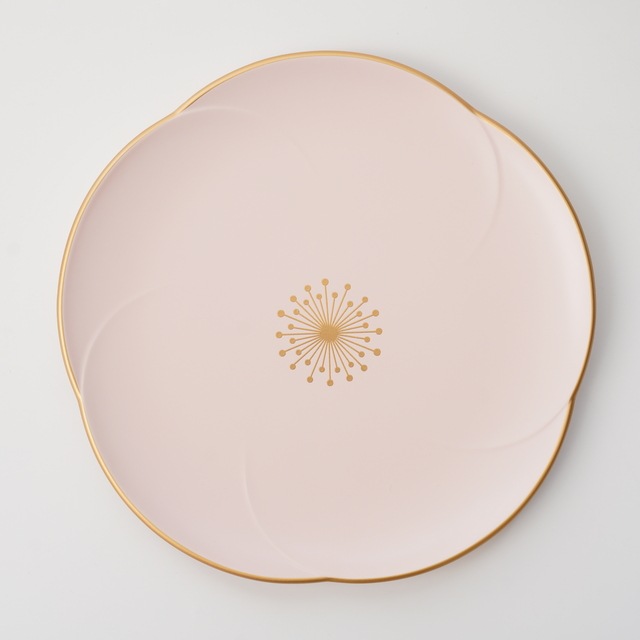 飾り皿　大皿　梅　漆器　金彩 飾り皿 大皿 梅 漆器 金彩