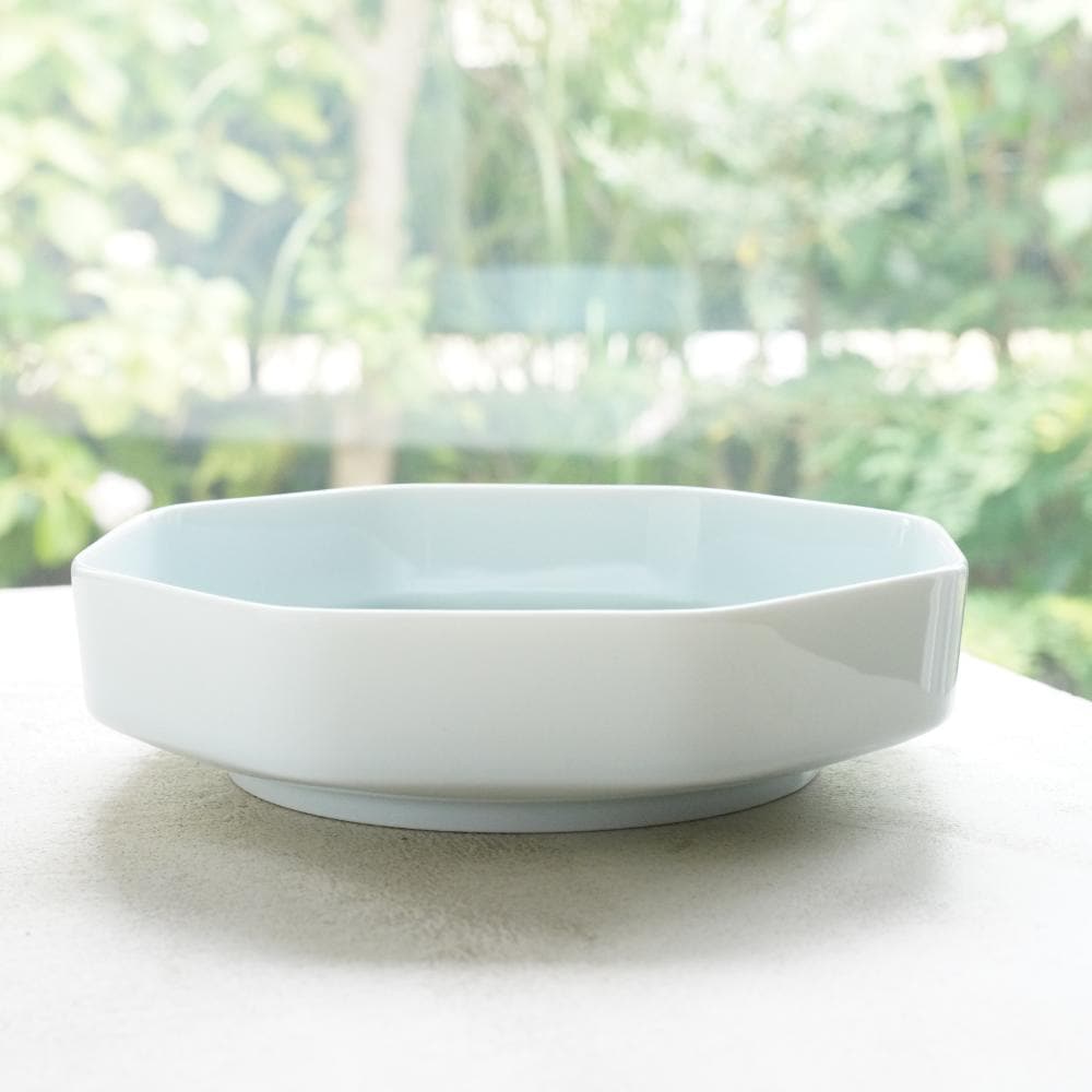 瑞季 八角鉢 青白磁 ｜ 四季折々のおしゃれな和食器通販サイト