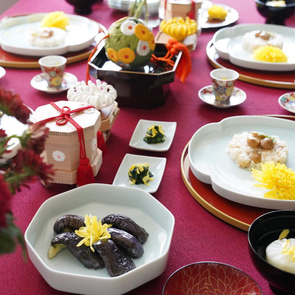 瑞季 八角鉢 青白磁 ｜ 四季折々のおしゃれな和食器通販サイト