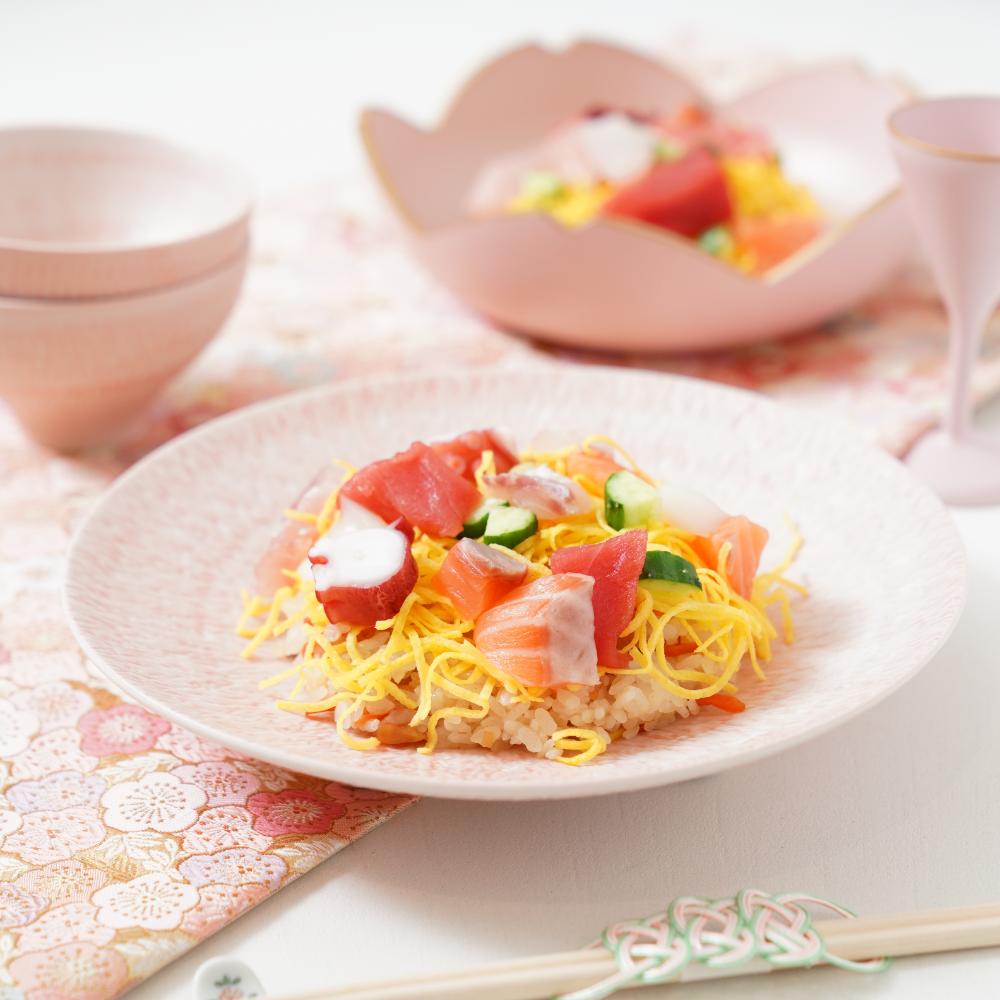 【予約/2月中旬頃出荷】とちり丸皿（大）22.5cm ピンク