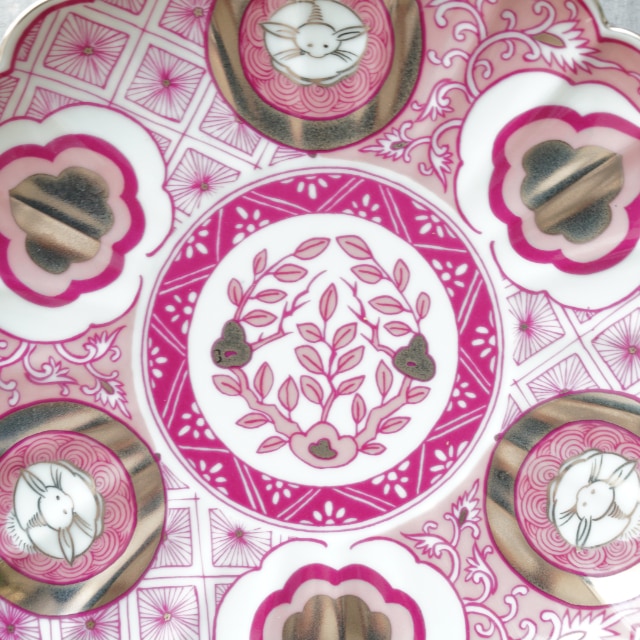 波佐見焼　昴 18cmプレート beni