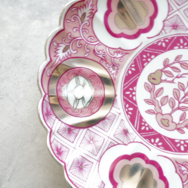 波佐見焼　昴 18cmプレート beni