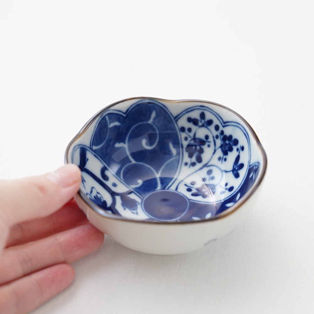 5点セット】花あそび 菊型3寸鉢｜ 四季折々のおしゃれな和食器通販