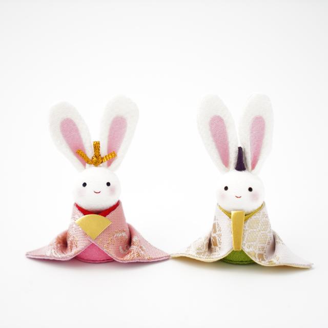 西陣織 小さなうさぎのお雛様 FOUREGRACEオリジナル