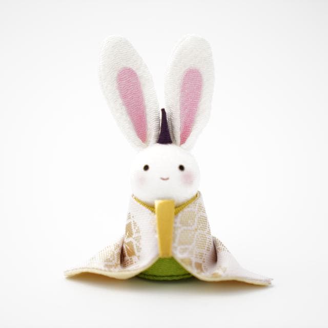 西陣織 小さなうさぎのお雛様 FOUREGRACEオリジナル ｜ 四季折々の