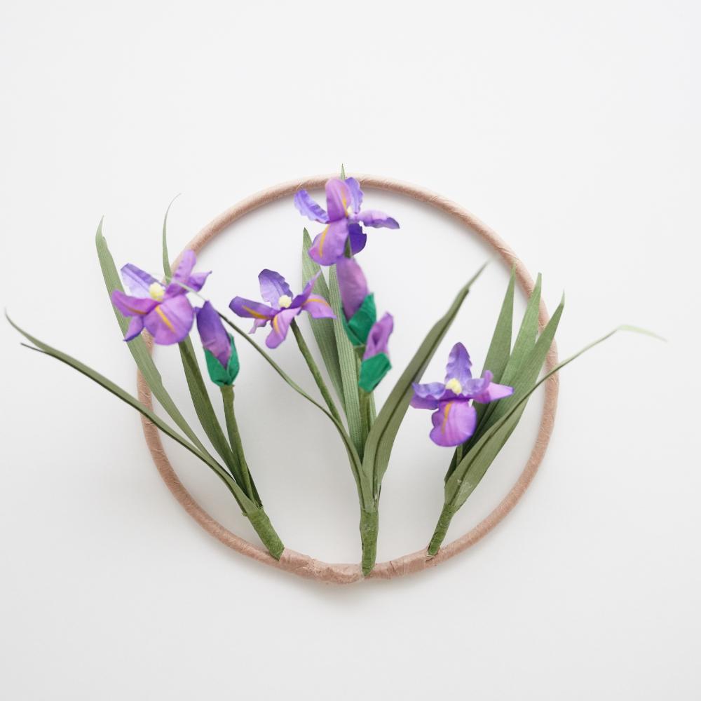 【予約/4月下旬出荷】壁掛25 【平薬　菖蒲別売】