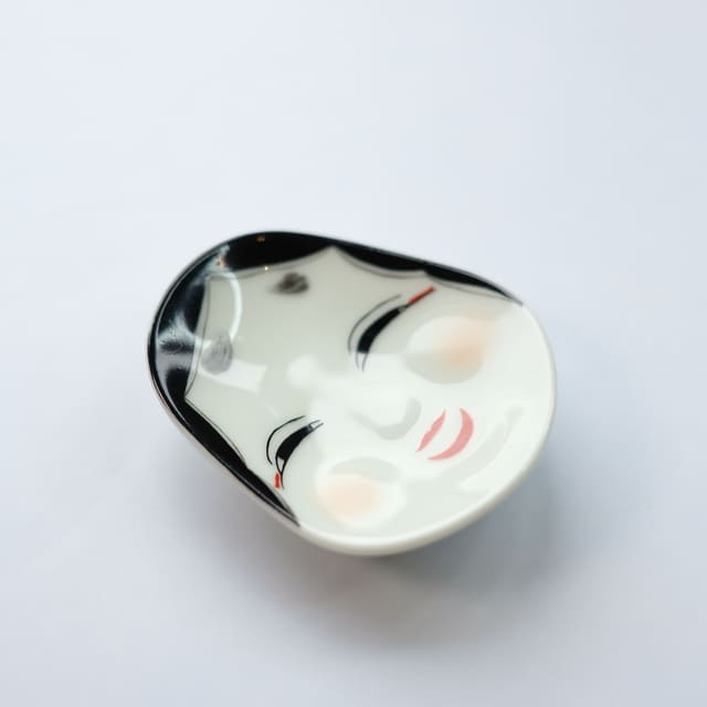 有田焼　錦おふくさん　箸置き