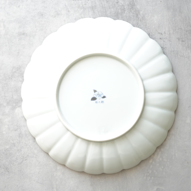 波佐見焼 昴 18cmプレート ai ｜ 四季折々のおしゃれな和食器通販