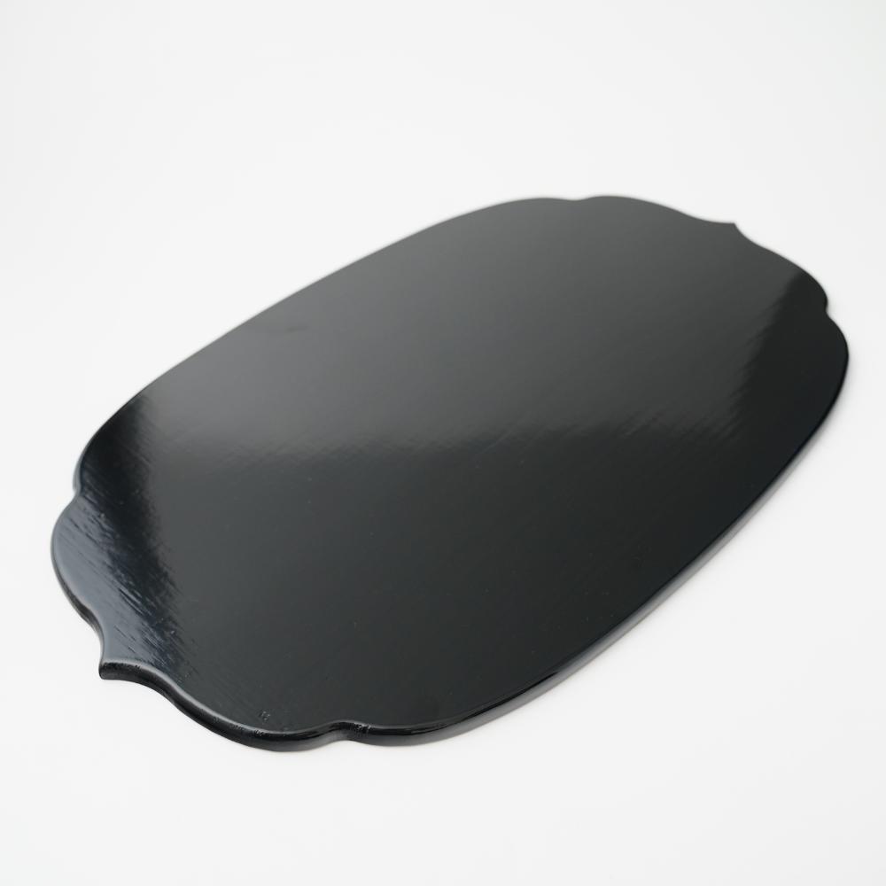 48㎝×30㎝木製折敷 黒 ｜ 四季折々のおしゃれな和食器通販サイト