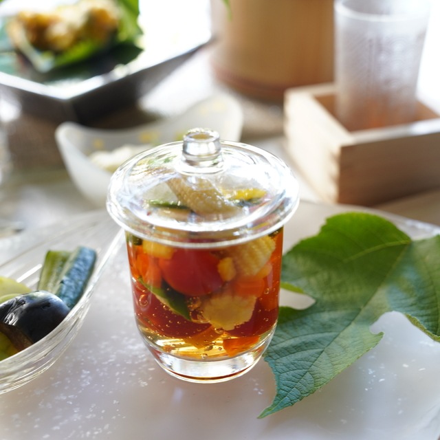 籠目茶碗蒸し　クリア