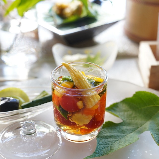 籠目茶碗蒸し　クリア