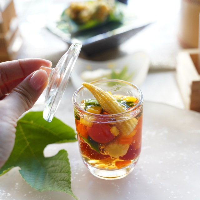 籠目茶碗蒸し　クリア