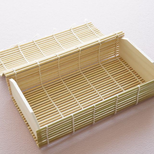 竹製　簾弁当箱　（大）