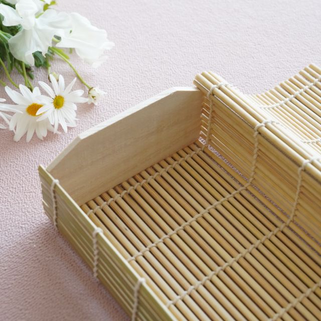 竹製　簾弁当箱　（大）